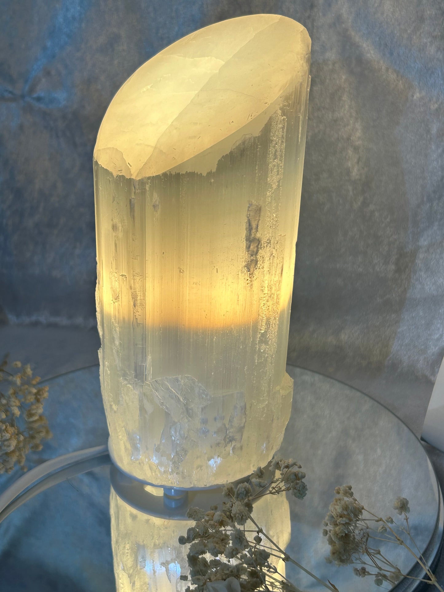 XL Selenit Lampe