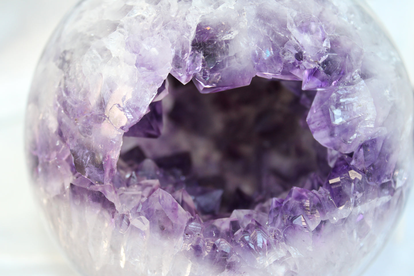 XL Amethyst in Achat Kugel
